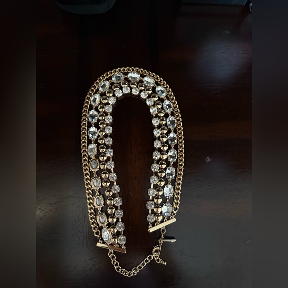 INC International Concepts Gold layered Statement Necklace NWOT - Picture 9 of 12